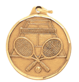 Tennis Award Medal (1 1/4")
