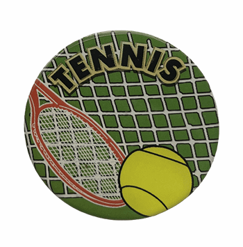Tennis - 2" Epoxy Insert - Click to enlarge