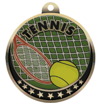 Tennis Insert Medal - Click to enlarge