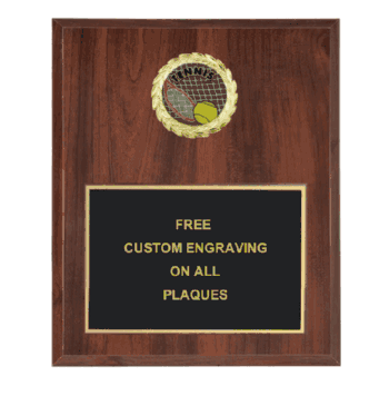 Tennis Insert Plaque (Multiple Styles) - Click to enlarge