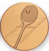 Tennis Litho Medal Insert