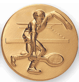 Tennis Male Litho Medal Insert