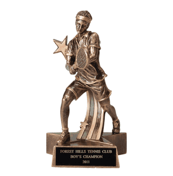 Tennis - Resin Trophies (Male) - Click to enlarge