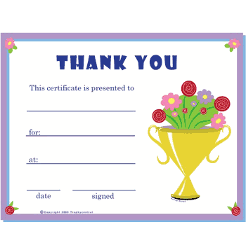 Thank You Free Template - Click to enlarge