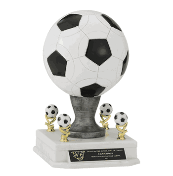 Ultimate Line Soccer Ball Trophy - Style 1 - Click to enlarge