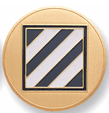 Third Infantry Division Medal Insert (Etched)