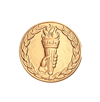 Torch Medal Litho Medal Insert - Click to enlarge