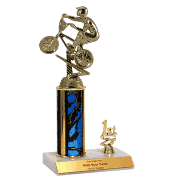 Trophies With Place Trim (1st, 2nd, or 3rd) - BMX - Click to enlarge