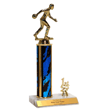Trophies With Place Trim (1st, 2nd, or 3rd) - Bowling - Click to enlarge