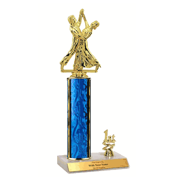 Trophies With Place Trim (1st, 2nd, or 3rd) - Dance (Couples) - Click to enlarge