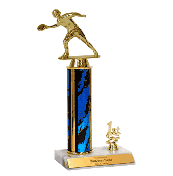 Trophies With Place Trim (1st, 2nd, or 3rd) - Disc Golf - Click to enlarge