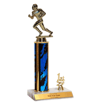 Trophies With Place Trim (1st, 2nd, or 3rd) - Football - Click to enlarge