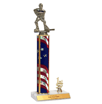 Trophies With Place Trim (1st, 2nd, or 3rd) - Hockey - Click to enlarge