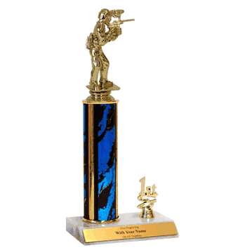 Trophies With Place Trim (1st, 2nd, or 3rd) - Paintball - Click to enlarge
