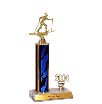 Trophies with Year Indicator - Cross Country Skiing - Click to enlarge