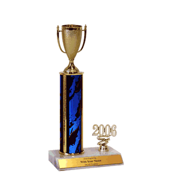 Trophies with Year Indicator - Cup Figure - Click to enlarge