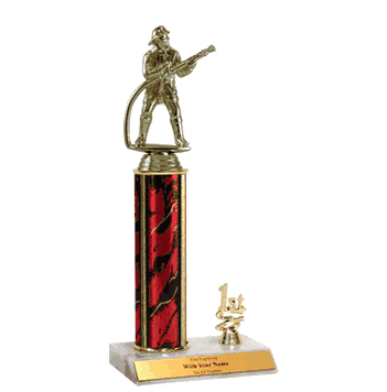 Trophies with Year Indicator - Fireman - Click to enlarge