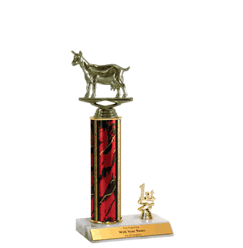 Trophies with Year Indicator - Goat Figure - Click to enlarge