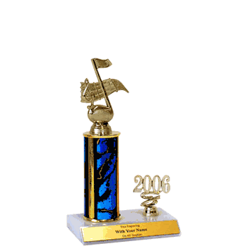 Trophies with Year Indicator - Music - Click to enlarge