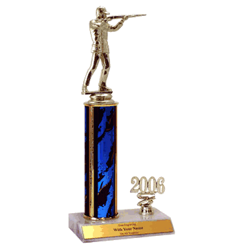 Trophies with Year Indicator - Skeet Shooting - Click to enlarge