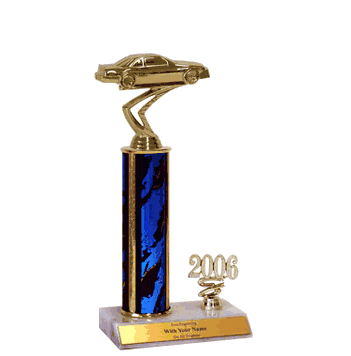 Trophies with Year Indicator - Stock Car - Click to enlarge
