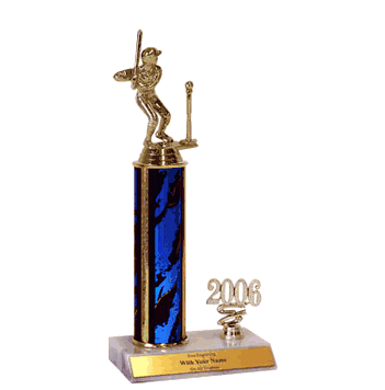 Trophies with Year Indicator - T-Ball - Click to enlarge