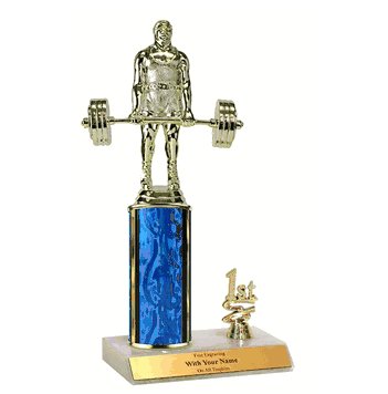 Trophies with Year Indicator - Weightlifting - Click to enlarge
