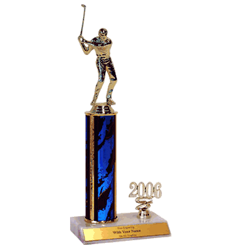 Golf Trophy with Year Indicator - Click to enlarge