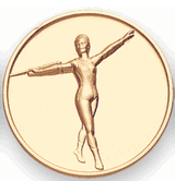 Twirling & Strutting Litho Medal Insert