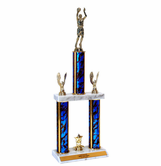Two Tier Basketball Trophy