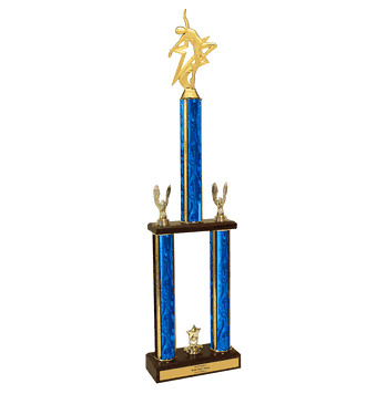 Championship Dance Trophy - Wood Base - Click to enlarge