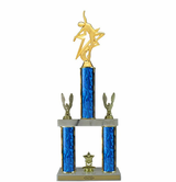 Two-Tier Dance Figure Trophy