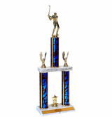 Two Tier Golf Figure Trophy