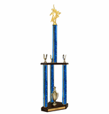 Two-Tier Three-Column Dance Trophy