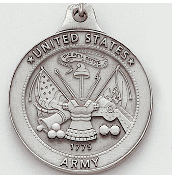 United States Army Pewter Key Chains - Click to enlarge