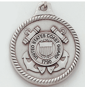 United States Coast Guard Pewter Key Chains - Click to enlarge
