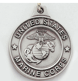 United States Marines Corps Pewter Keychains