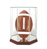 Upright Glass Football Display Case