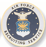 USAF Recruiting Service Medal Insert (Etched)
