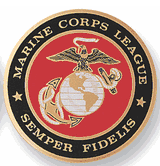 USMC League Semper Fidelis Medal Insert (Etched)