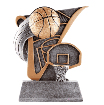 Value Line Series Resin Basketball & Hoop Trophy - Click to enlarge