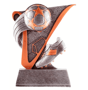 Value Line Soccer Ball & Cleat Trophy - Click to enlarge