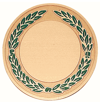 Victory Wreath Medal Insert (Etched) - Click to enlarge