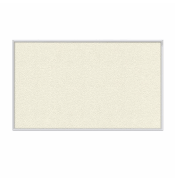 Vinyl Bulletin Board with Aluminum Frame, 18"H x 24"W, Ivory - Click to enlarge