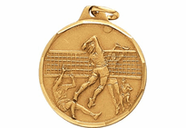 Volleyball, Budget Medal (1 1/4")