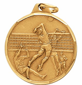 Volleyball, Budget Medal (1 1/4")