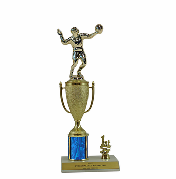 Elite Volleyball 1st, 2nd and 3rd Place Award Cup & Column Trophy - Click to enlarge