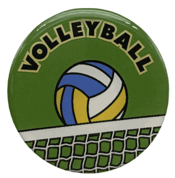 Volleyball Epoxy Decal (2") - Click to enlarge
