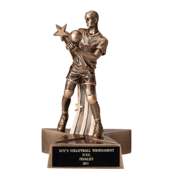 Volleyball - Resin Trophies (Male) - Click to enlarge