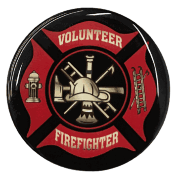 Volunteer Firefighter Inserts (2") - Click to enlarge